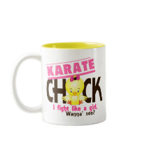 Karate Chick 1 mugs by chicktees Karate Chick 1 mugs