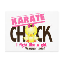 Karate Chick 1 postcards