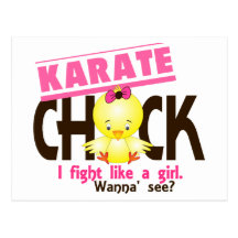 Karate Chick 1 Postcards
