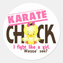 Karate Chick 1 Sticker