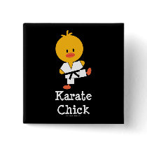 Karate Chick Button