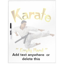 Karate Dry Erace Board Dry Erase Boards
