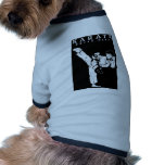 karate empty hand doggie t-shirt