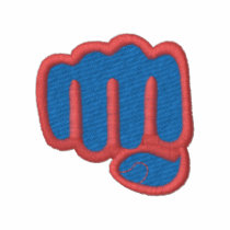 Karate Fist embroidered shirts