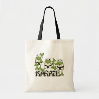 Karate Frogs Tshirts and Gifts bag