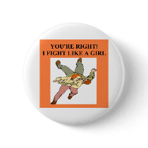 karate girl / woman buttons by jimhartley karate girl / woman buttons