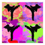 Karate Girls Birthday Party invitations