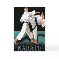 Karate Greeting Card