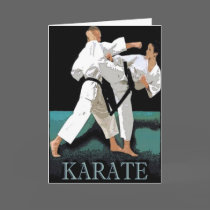 Karate Greeting Card by GreetingsCards Karate Greeting Card
