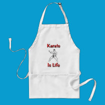 Karate Is Life aprons