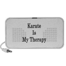 Karate Is My Therapy Laptop Speakers
