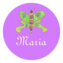 Karate Kat butterfly ID--to personalize stickers by KarateKatGraphics Karate Kat butterfly ID--to personalize stickers