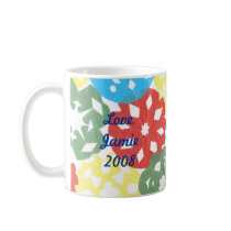 Karate Kat color flurry--to personalize mugs