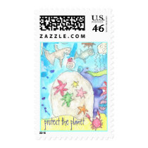 Karate Kat eco stamp