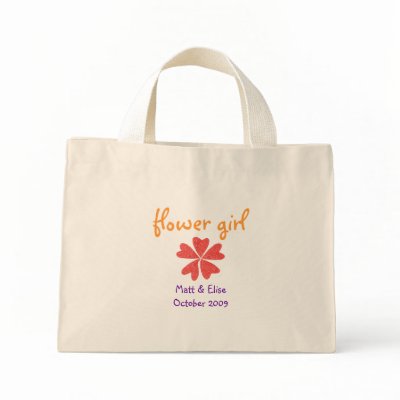 Karate Kat flower-girl tote Canvas Bags