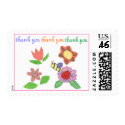 Karate Kat garden thank-you postage by KarateKatGraphics Karate Kat garden thank-you postage