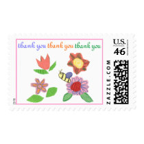 Karate Kat garden thank-you postage