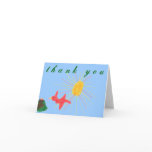 Karate Kat Graphics bird's nest thank-you cards