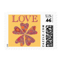 Karate Kat Graphics flowering heart postage
