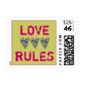 Karate Kat Graphics love rules stamp by KarateKatGraphics Karate Kat Graphics love rules stamp