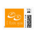 Karate Kat Graphics p.s. I love you postage by KarateKatGraphics Karate Kat Graphics p.s. I love you postage