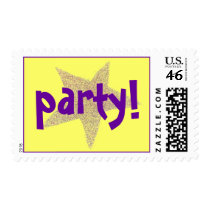 Karate Kat Graphics "party" stamp