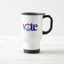 Karate Kat Graphics "vote" mug
