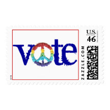 Karate Kat Graphics "vote" stamp