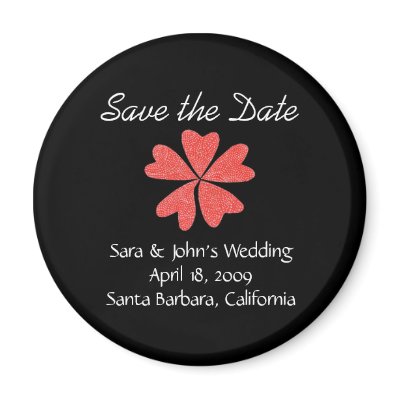 Karate Kat Graphics wedding save-the-date Refrigerator Magnets by KarateKatGraphics