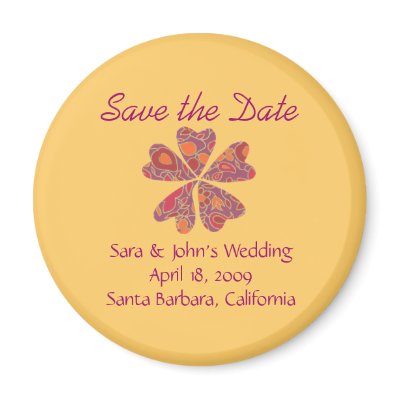 Karate Kat Graphics wedding save-the-date Magnet by KarateKatGraphics
