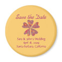 Karate Kat Graphics wedding save-the-date magnets