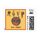 Karate Kat Halloween party stamp by KarateKatGraphics Karate Kat Halloween party stamp