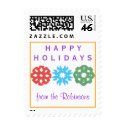 Karate Kat happy holidays--to personalize postage