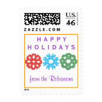 Karate Kat happy holidays--to personalize postage