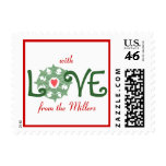 Karate Kat holiday love--to personalize postage
