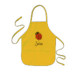 Karate Kat ladybug apron--to personalize