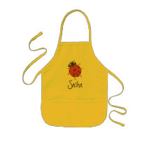 Karate Kat ladybug apron--to personalize