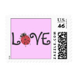 Karate Kat ladybug "love" stamp