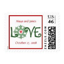 Karate Kat newlywed holiday Stamps