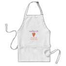 standard_apron - Gift your fave newlyweds with this sweet keepsake apron.  Creators give half their proceeds to kids' charities.  Just click "customize it" and "change text" to replace our sample names and date with yours.