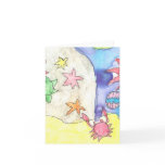 Karate Kat ocean scene Greeting Cards