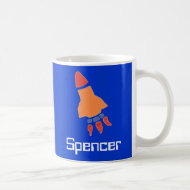Karate Kat rocket ID mug