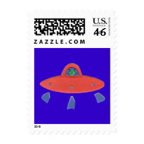 Karate Kat UFO stamp