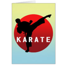 KARATE keri 2 Greeting Cards
