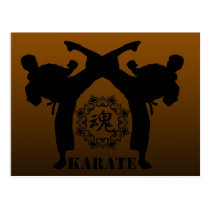 KARATE keri 4 Postcard