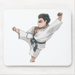 Karate-Kick Mouse Pad