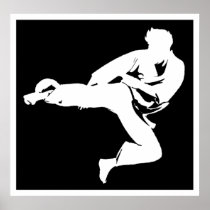 Karate Kicker Posters