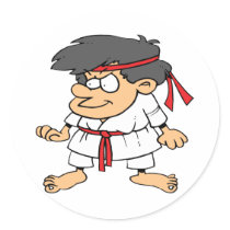Karate-Kid stickers