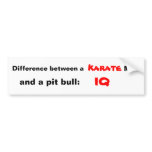 Karate Mom Bumper Sticker bumper stickers