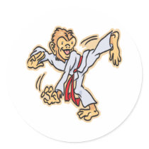Karate-Monkey stickers